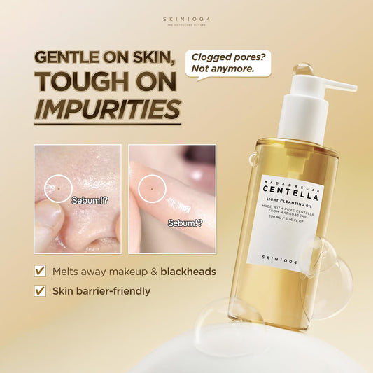 SKIN1004 Madagascar Centella Light Cleansing Oil (200ml)