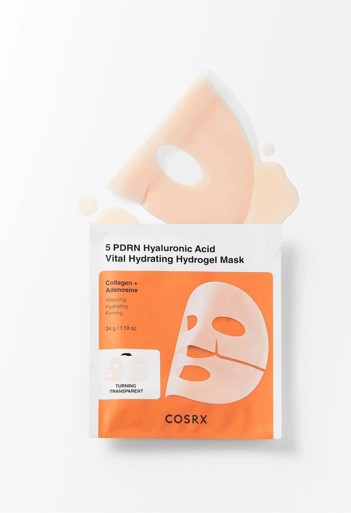 COSRX 5 PDRN Hyaluronic Acid Vital Hydrating Hydrogel Mask (1pcs)