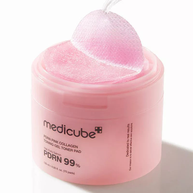 MEDICUBE PDRN Pink Collagen Toning Gel Toner Pad (70ea)
