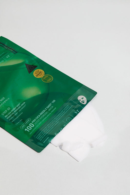 VT COSMETICS Pro Cica Reedle Shot 100 2-Step Hydrogel Mask (1pcs)