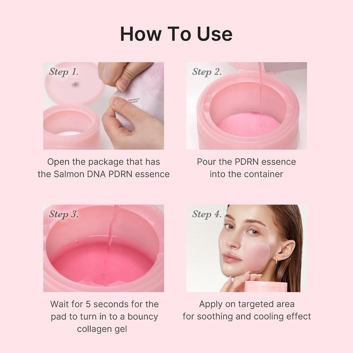 MEDICUBE PDRN Pink Collagen Toning Gel Toner Pad (70ea)