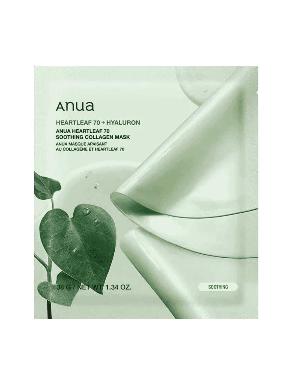 ANUA Heartleaf 70 Soothing Collagen Mask (1pcs)