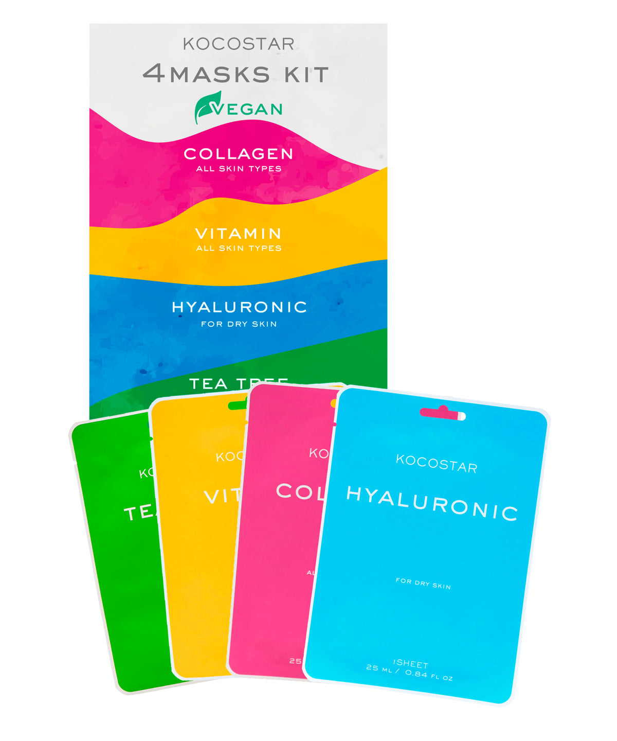 KOCOSTAR 4 Masks Kit (4pcs)