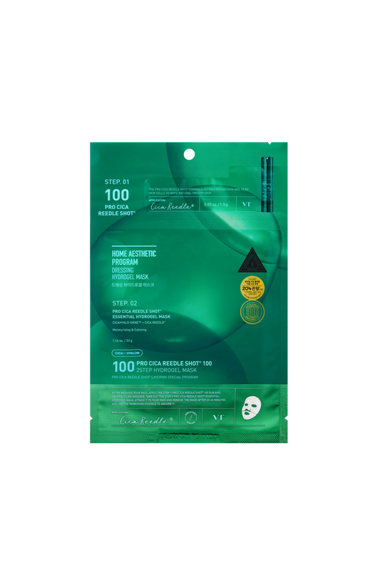 VT COSMETICS Pro Cica Reedle Shot 100 2-Step Hydrogel Mask (1pcs)