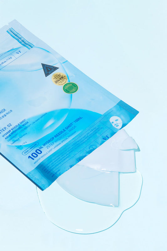 VT COSMETICS Hydrop Reedle Shot 100hL 2-Step Hydrogel Mask (1pcs)