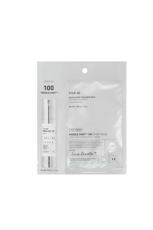 VT COSMETICS Reedle Shot 100 2-Step Mask (1pcs)