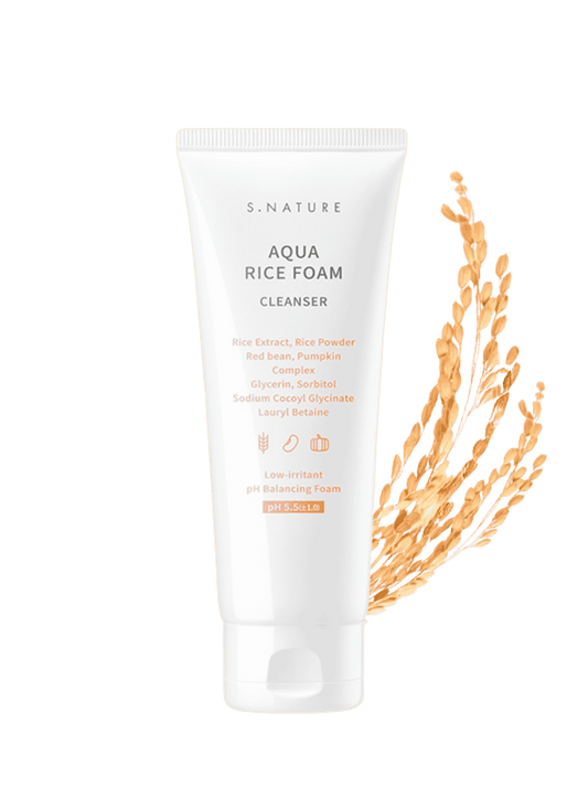 S.NATURE Aqua Rice Foam Cleanser (80ml)