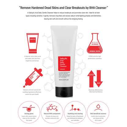COSRX Salicylic Acid Daily Gentle Cleanser (150ml)