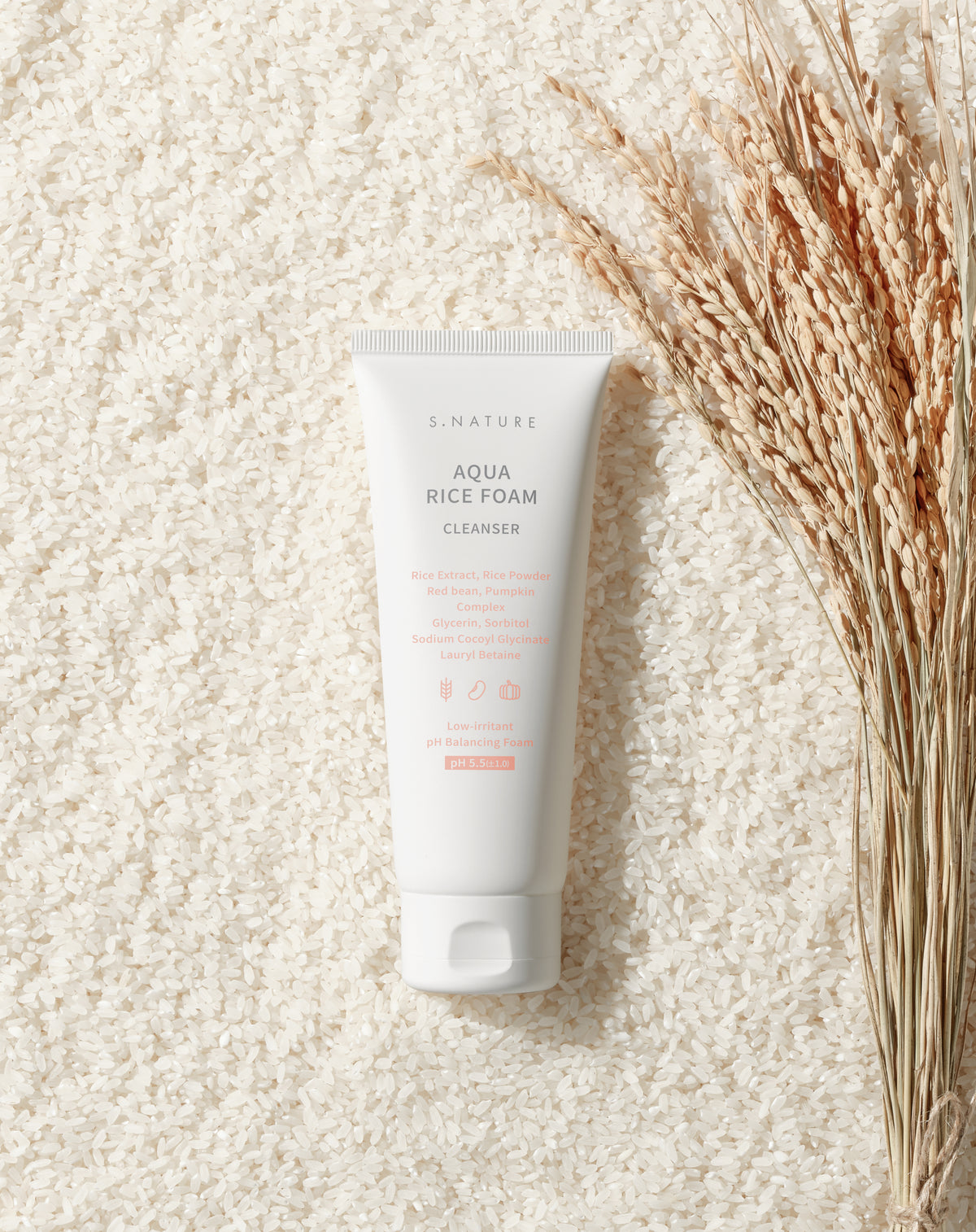 S.NATURE Aqua Rice Foam Cleanser (80ml)
