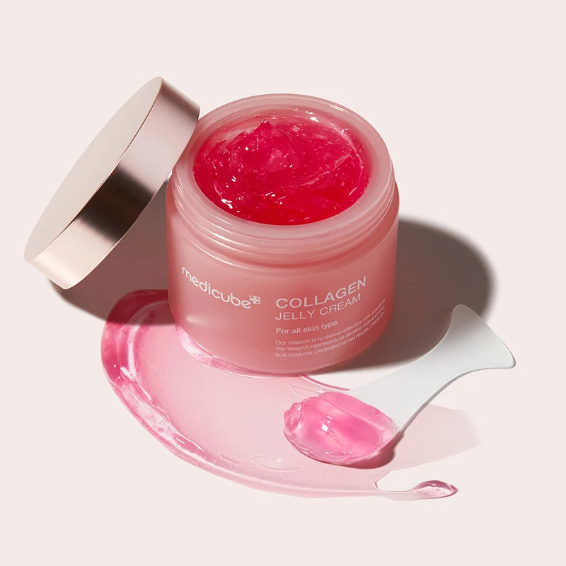 MEDICUBE set: Collagen Jelly Cream, Collagen Night Wrapping Mask and Triple Collagen Serum