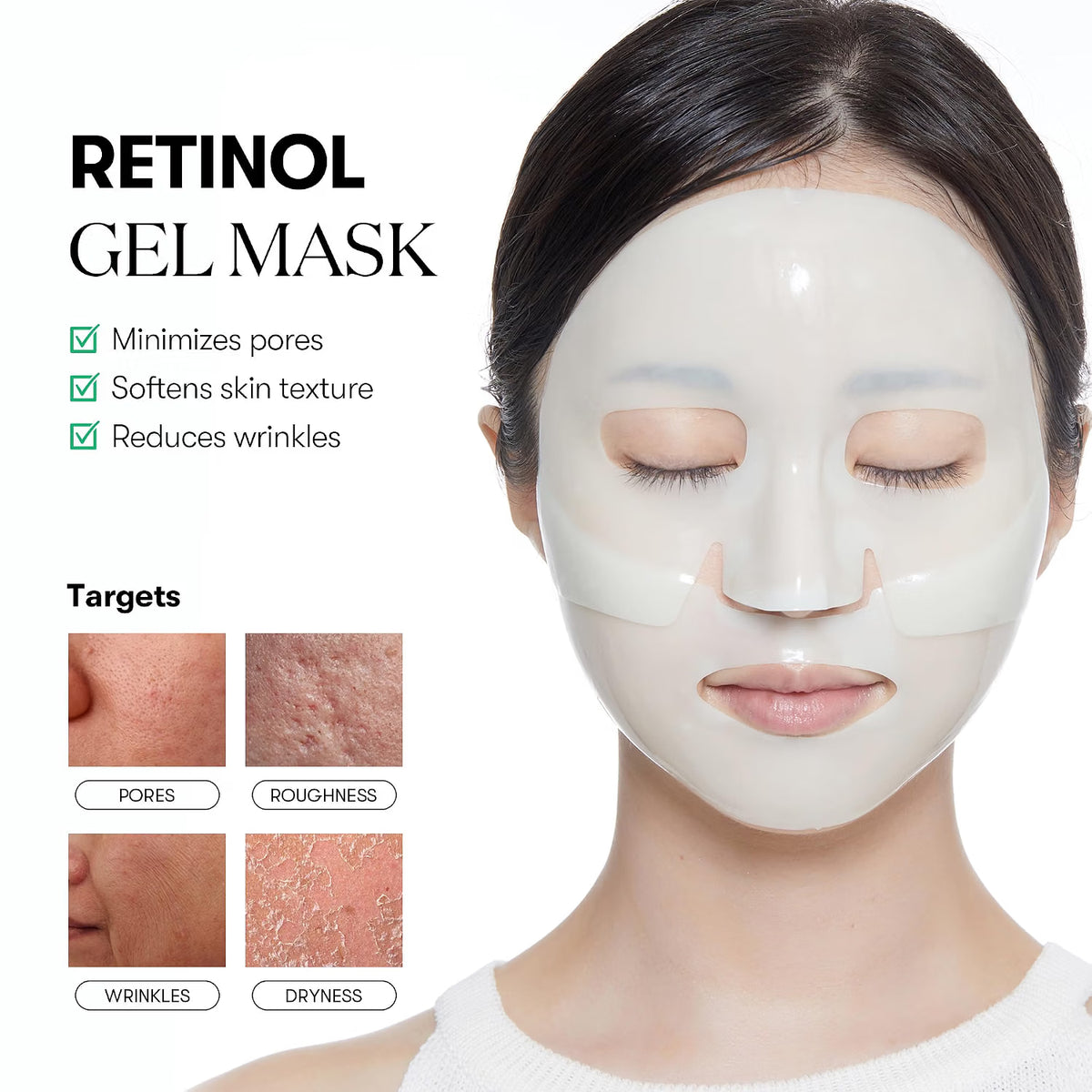 VT COSMETICS Reti-A Reedle Shot 100 2-Step Hydrogel Mask (1pcs)