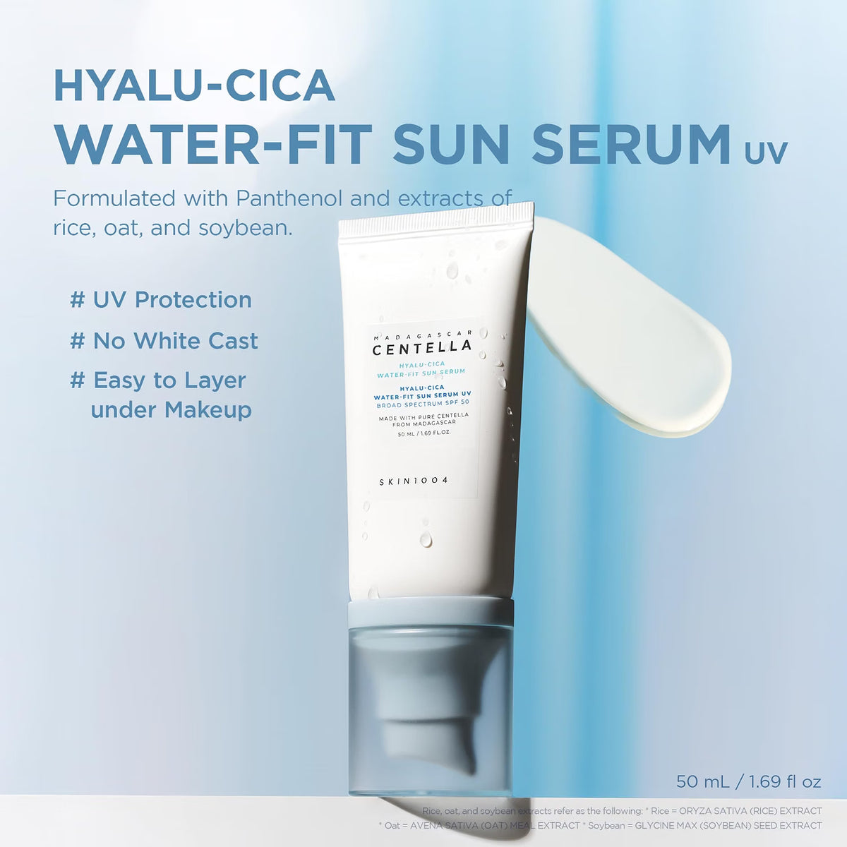 SKIN1004 Madagascar Centella Hyalu-Cica Water-Fit Sun Serum (50ml)