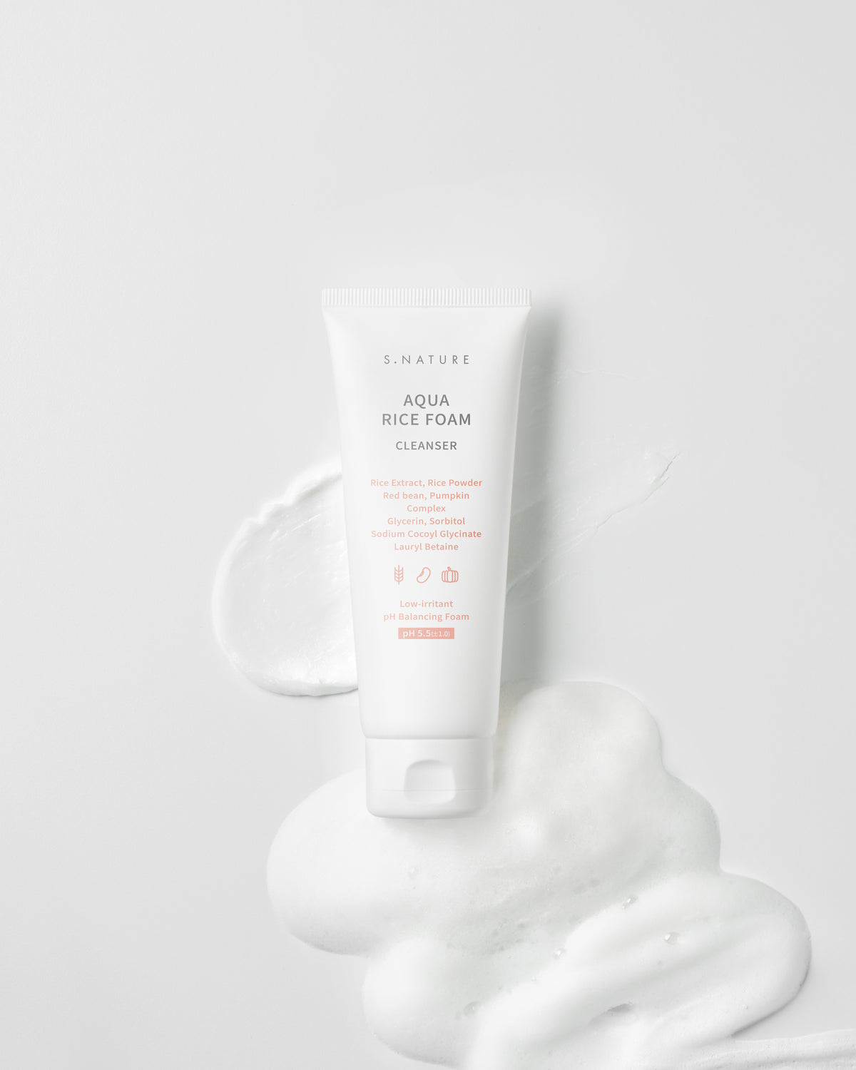 S.NATURE Aqua Rice Foam Cleanser (80ml)