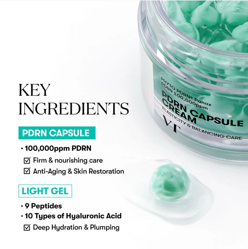 VT COSMETICS PDRN Capsule Cream 100 (50ml)