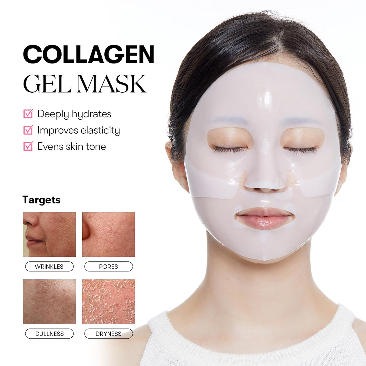 VT COSMETICS Collagen Reedle Shot 100 2-Step Hydrogel Mask (1pcs)