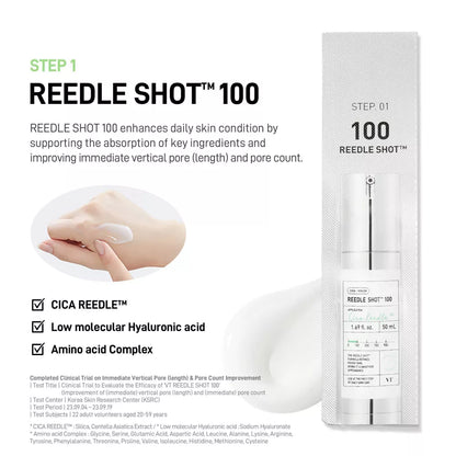 VT COSMETICS Reedle Shot 100 2-Step Mask (1pcs)