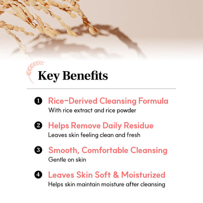 S.NATURE Aqua Rice Foam Cleanser (80ml)