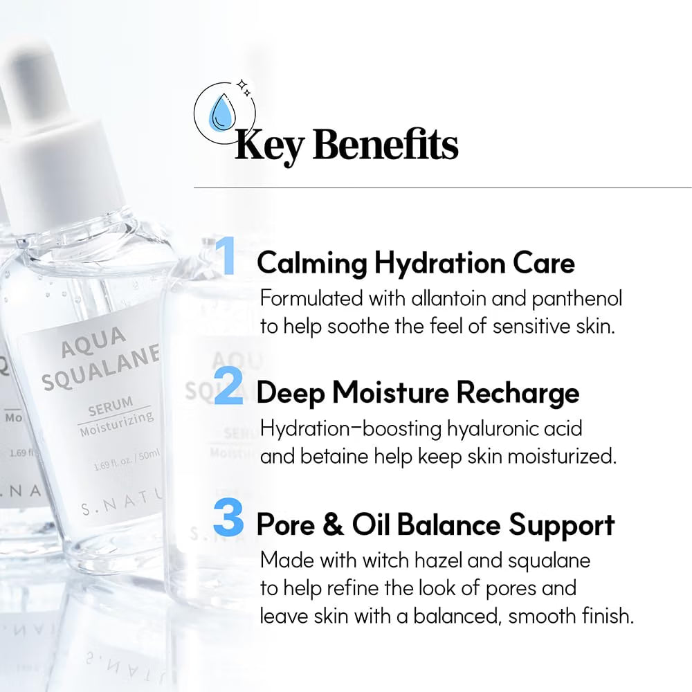 S.NATURE Aqua Squalane Serum (50ml)