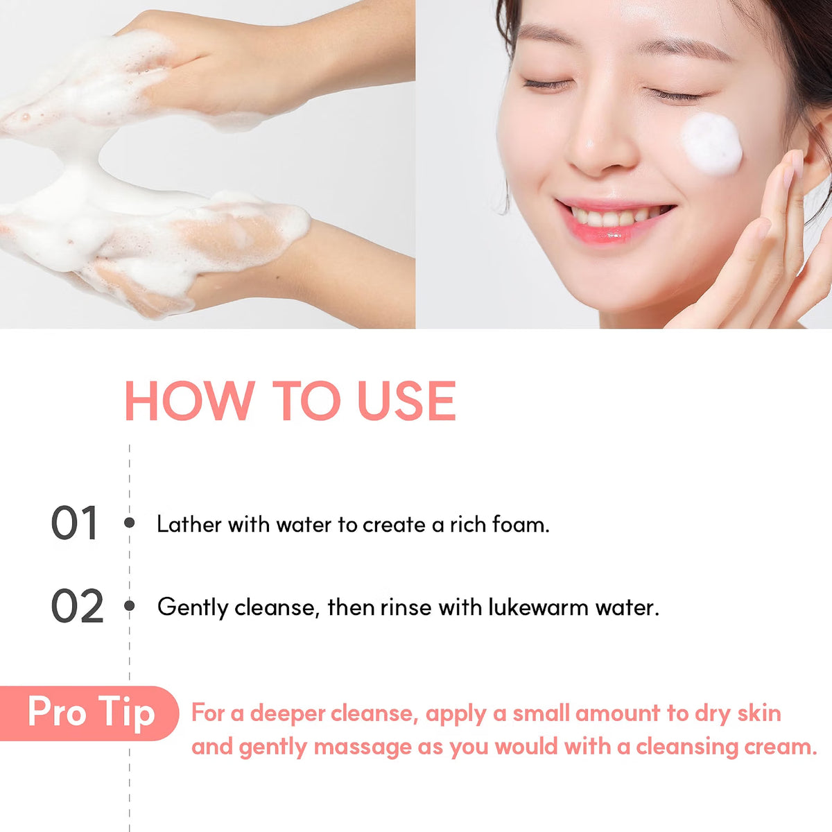 S.NATURE Aqua Rice Foam Cleanser (80ml)