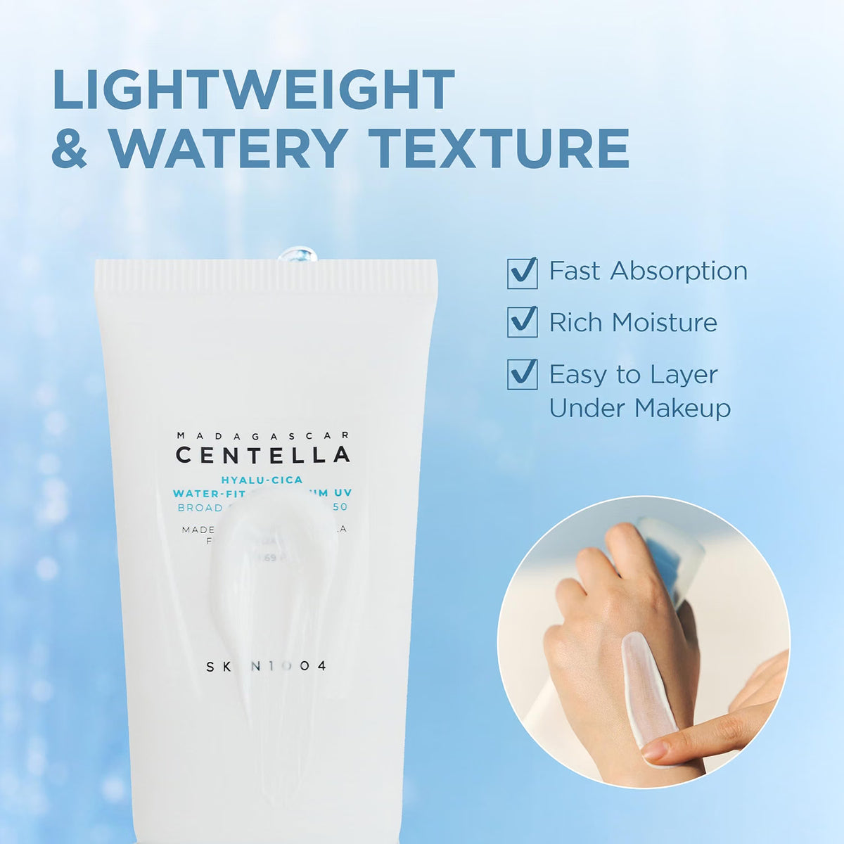 SKIN1004 Madagascar Centella Hyalu-Cica Water-Fit Sun Serum (50ml)
