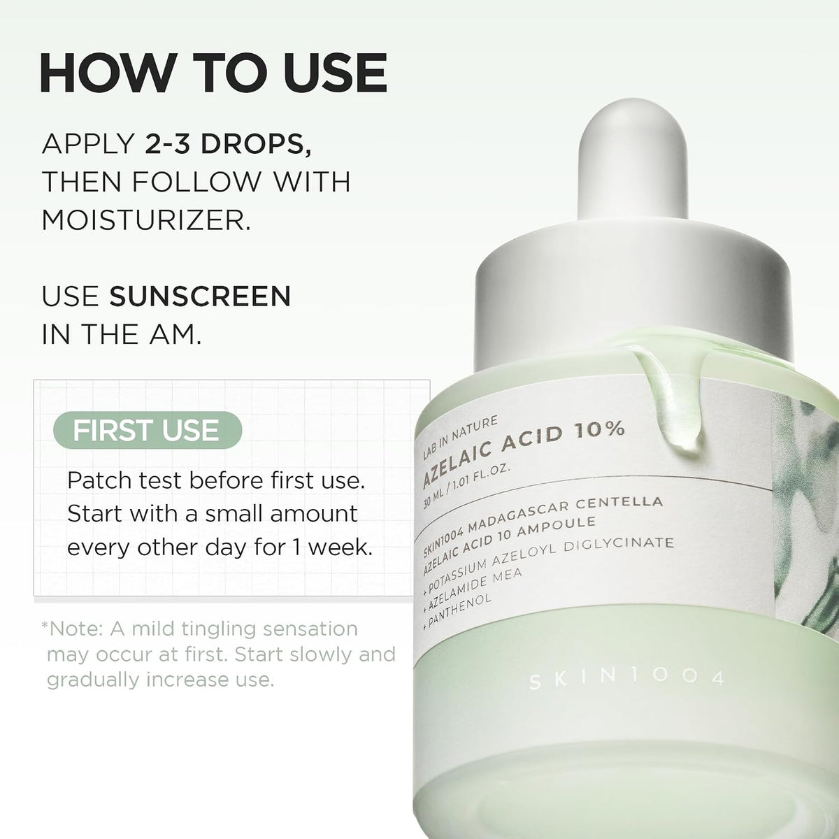 SKIN1004 Madagascar Centella Azelaic Acid 10 Ampoule  (30ml)
