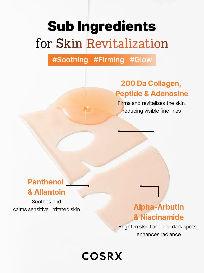 COSRX 5 PDRN Hyaluronic Acid Vital Hydrating Hydrogel Mask (1pcs)