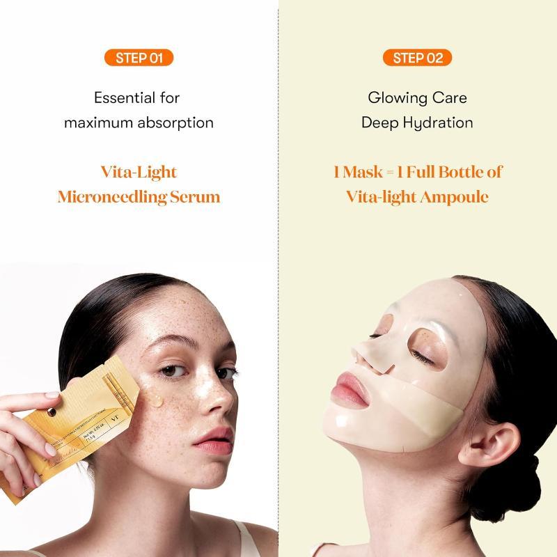 VT COSMETICS Vita-Light Reedle Shot 100 2-Step Hydrogel Mask (1pcs)
