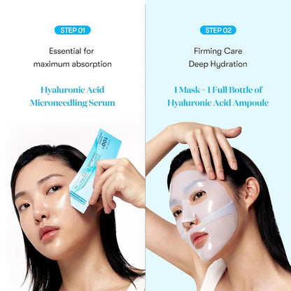 VT COSMETICS Hydrop Reedle Shot 100hL 2-Step Hydrogel Mask (1pcs)