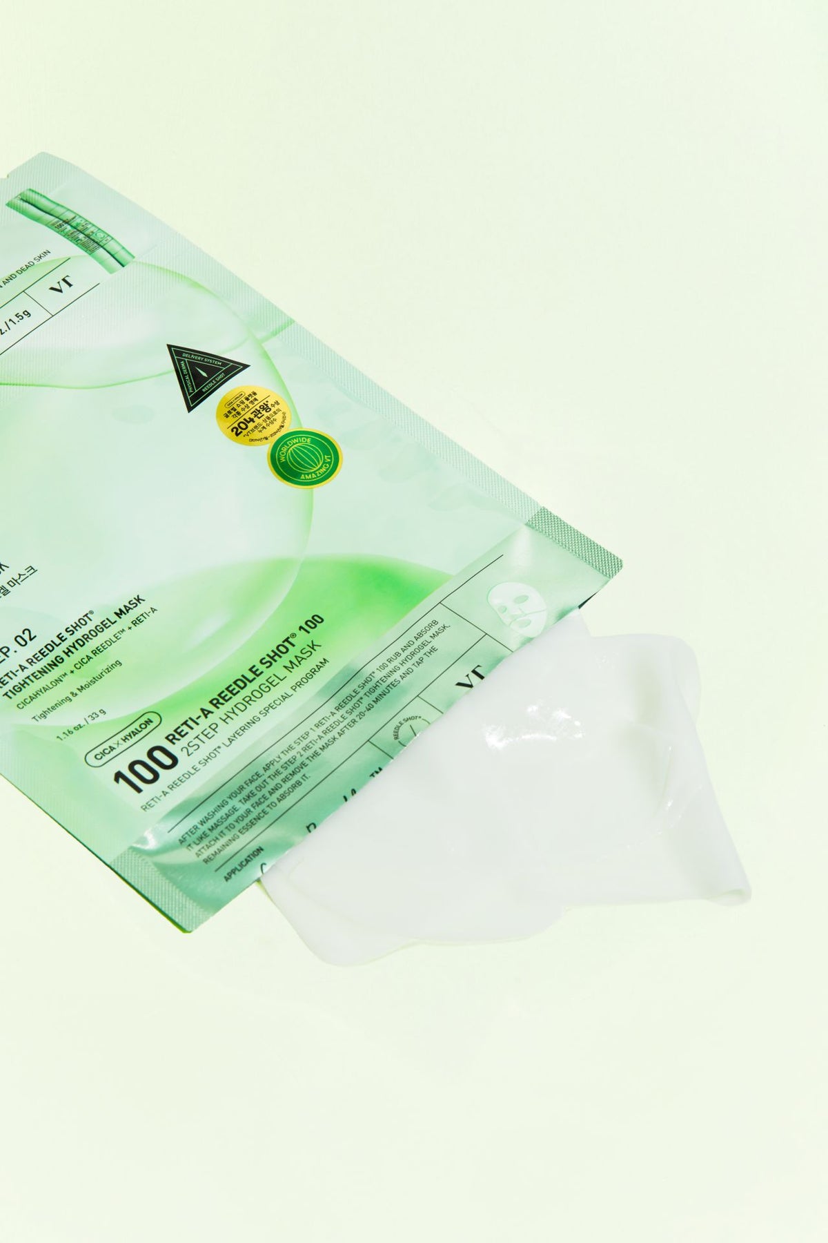 VT COSMETICS Reti-A Reedle Shot 100 2-Step Hydrogel Mask (1pcs)