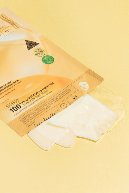 VT COSMETICS Vita-Light Reedle Shot 100 2-Step Hydrogel Mask (1pcs)