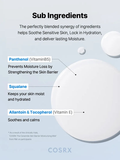 COSRX The Ceramide Skin Barrier Moisturizing Mist (120ml)