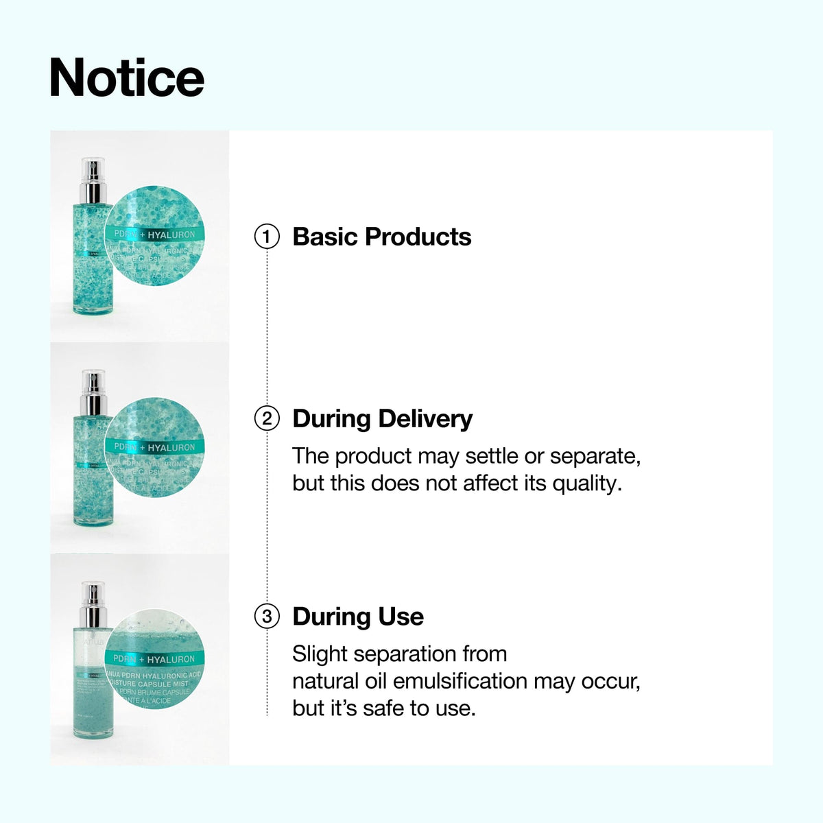 ANUA PDRN Hyaluronic Acid Hydrating Capsule Mist (100ml)